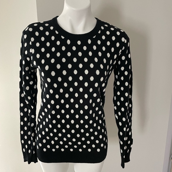 [41 Hawthorn] Polka Dot Sweater - Picture 3 of 4